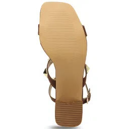 Iconics Women's Brown Ankle Strap Sandals image 5