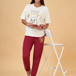 Dreamz by Pantaloons White Cotton Printed T-Shirt image 5