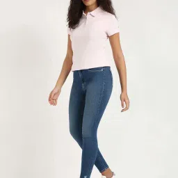 Tommy Hilfiger Pink Cotton Solid Polo T-Shirt image 5