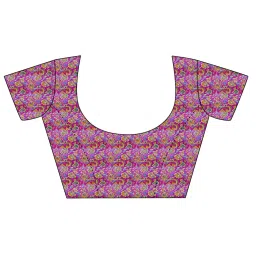 Elora Blue Soft Silk Butta & Pashmina Printed Saree With Unstitched Blouse image 5