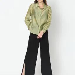 Vero Moda Sage Green Regular Fit Shirt image 5