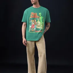 The Souled Store Steven Rhodes Don't Talk To Strangers Oversized T-Shirt image 3