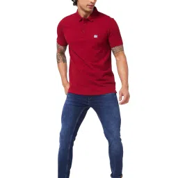 Spykar Dark Blue Slim Fit Low Rise Jeans image 5