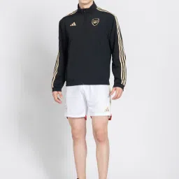 adidas Black & Blue Regular Fit Printed AFC Reversible Jacket image 5