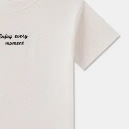R&B Boys Ivory Cotton Printed T-Shirt image 3
