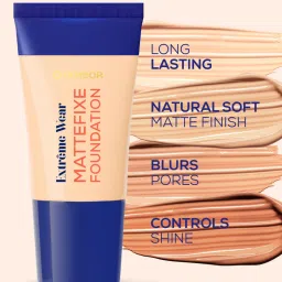 Chambor Extreme Wear Mattefixe Foundation Tube N201 Neutral Cool - 20 ml image 4