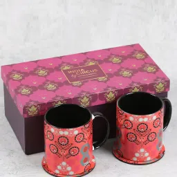 india circus by krsnaa mehta India Circus By Krshna Mehta Multi Printed Coasters with Mugs image 5