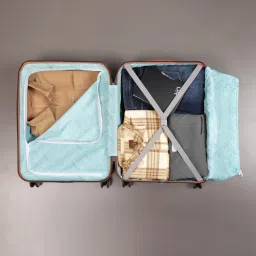 Uppercase Blaze Brown Textured Hard Trolley Bag - Set of 3 image 5