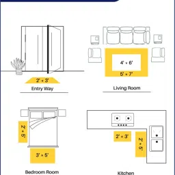 Urban Space Anti Slip 3D Digital Printed MultiColour Nylon Carpet image 5
