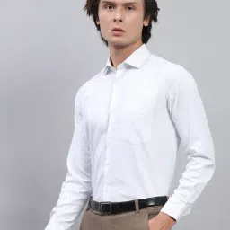Monte Carlo White Cotton Regular Fit Shirt image 3