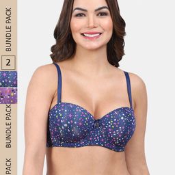 Amour Secret Pack Of 2 Medium Coverage Underwired Lightly Padded T-Shirt Bra-picture-3