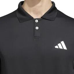 Adidas Black Regular Fit Sports Polo image 5