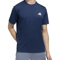 Adidas Blue Regular Fit Sports T-Shirt image 5