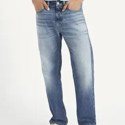 Levi's 505 Blue Cotton Regular Fit Jeans-picture-16