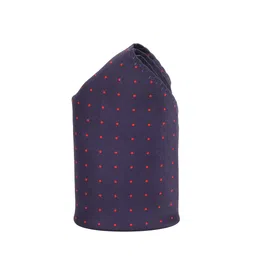 Alvaro Castagnino Blue Polka Dot Print Pocket Square image 4