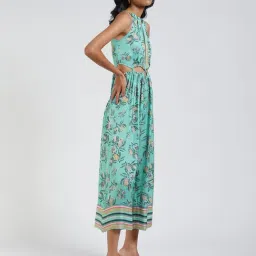 Label Ritu Kumar Mint Printed Jumpsuit image 3