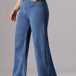 Miss Chase A+ Blue Denim Relaxed Fit Jeans image 3