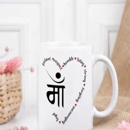 FNP Multicolor Ceramic Printed Moms Virtues Mug (325 ml)-picture-39