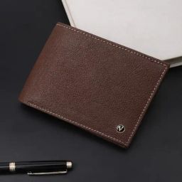 Van Heusen Brown Textured Leather Bi-Fold Wallet-picture-27