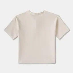 R&B Boys Beige Cotton T-Shirt image 2