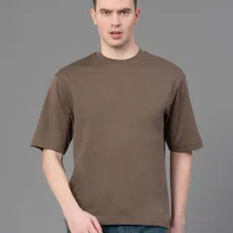 Red Tape Deep Olive Loose Fit T-Shirt-image-83