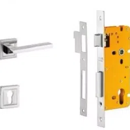 Dorset ML Series Piera Stainless Steel Patina Finish Door Handle Lock Set image 1