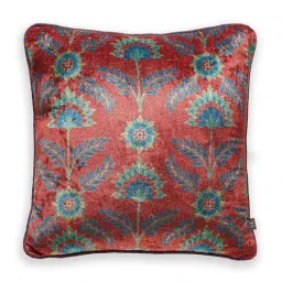 Pure Home and Living Motif Red Velvet Standard Cushion Covers-image-78