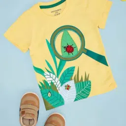 Pantaloons Baby Boys Lemon Drop Cotton Printed T-Shirts-image-91