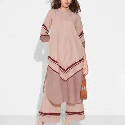 Rangmanch By Pantaloons Burnt Russet Regular Fit Printed Kurta Set-picture-15