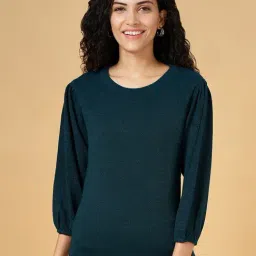 Honey by Pantaloons Teal Blue Regular Fit Top-picture-22