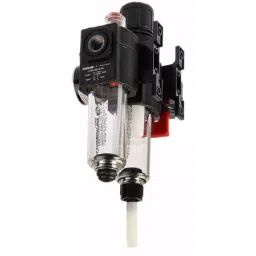 Norgren Pneumatic Air Preparation G 1/4 FRL Auto matic Drain 401¼m Filtration Size-With Pressure Gauge, BL72-201G image 2