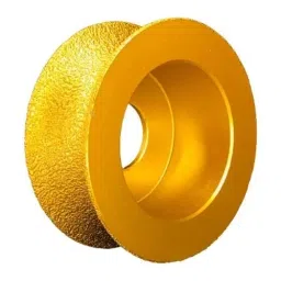 FLAMINGO ENTERPRISE Brazing Granite Molding Wheel with Lever Tool 25 mm Dia. 20 mm Bore Size Iron Gold, FM-483 image 3
