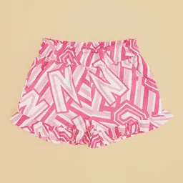Pantaloons Junior Girls Abstract Printed Shorts image 2