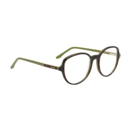 Ted Smith Festive Brown Round Eye Frames For Women image 3