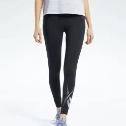 Reebok Black Printed Sports Tights-image-23