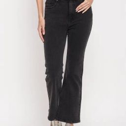 MADAME Black Regular Fit Mid Rise Jeans-picture-13