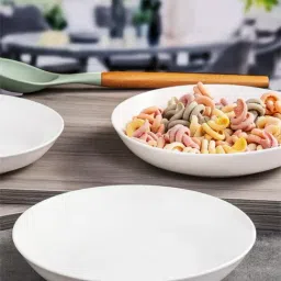 Goodhomes White Bone China Pasta Plate - Set of 2-image-27