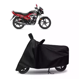 Auto Pearl Bike Cover for Honda Dream Yuga (Black)-picture-28
