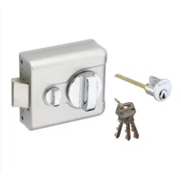 Quba Magna Safety Door Latch Lock-1 Side Key / Knob With Regular Key SS Finish, Q 236-picture-35