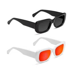 Arzonai Unisex Pack Of 2 Rectangle Sunglasses With UV Protected Lens COMBO-2798-picture-19