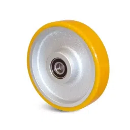 Guitel Hervieu Grey Yellow Polyurethane Abrasion Resistant Trolley Wheel 280 Kg, 23-412-125R12-image-74