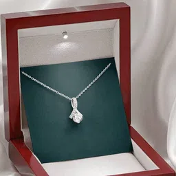 Rakva Women White Necklace and Chains image 4