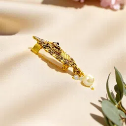 AccessHer Gold-Toned Brass Brooch image 4