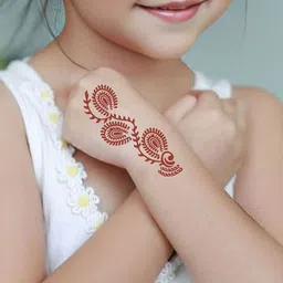 VOORKOMS Mehndi Design Stencil Sticker image 2