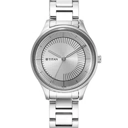 Titan Women Dial & Stainless Steel Bracelet Style Straps Analogue Watch 2649SM03-image-80