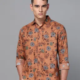 DON VINO Men Spread Collar Floral Printed Slim Fit Casual Shirt-image-63