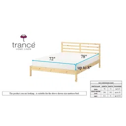 Trance Home Linen Pure Cotton King Size Fitted Bedsheet with Pillow Covers - Grey Mustard image 3