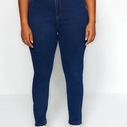 Trendyol Women Slash Knee Jeans-image-31