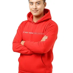 Moda Rapido Men Printed Hooded Sweatshirt image 3