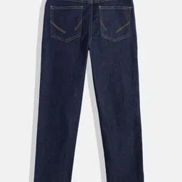 Allen Solly Junior Boys Straight Fit Mid-Rise Stretchable Jeans image 4